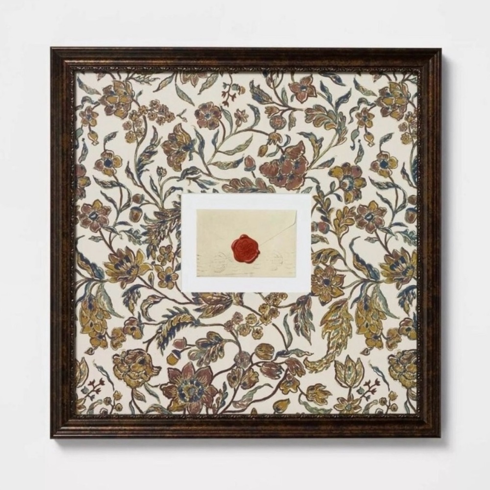 16"x16" Keepsake Envelope Framed Wall Art - Threshold Studio McGee